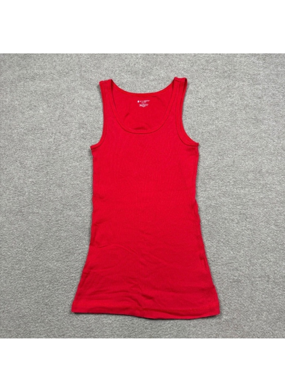 VTG NO BOUNDARIES Women's Shirt Size M Red Sleeveless Tank Top Stretch Tee